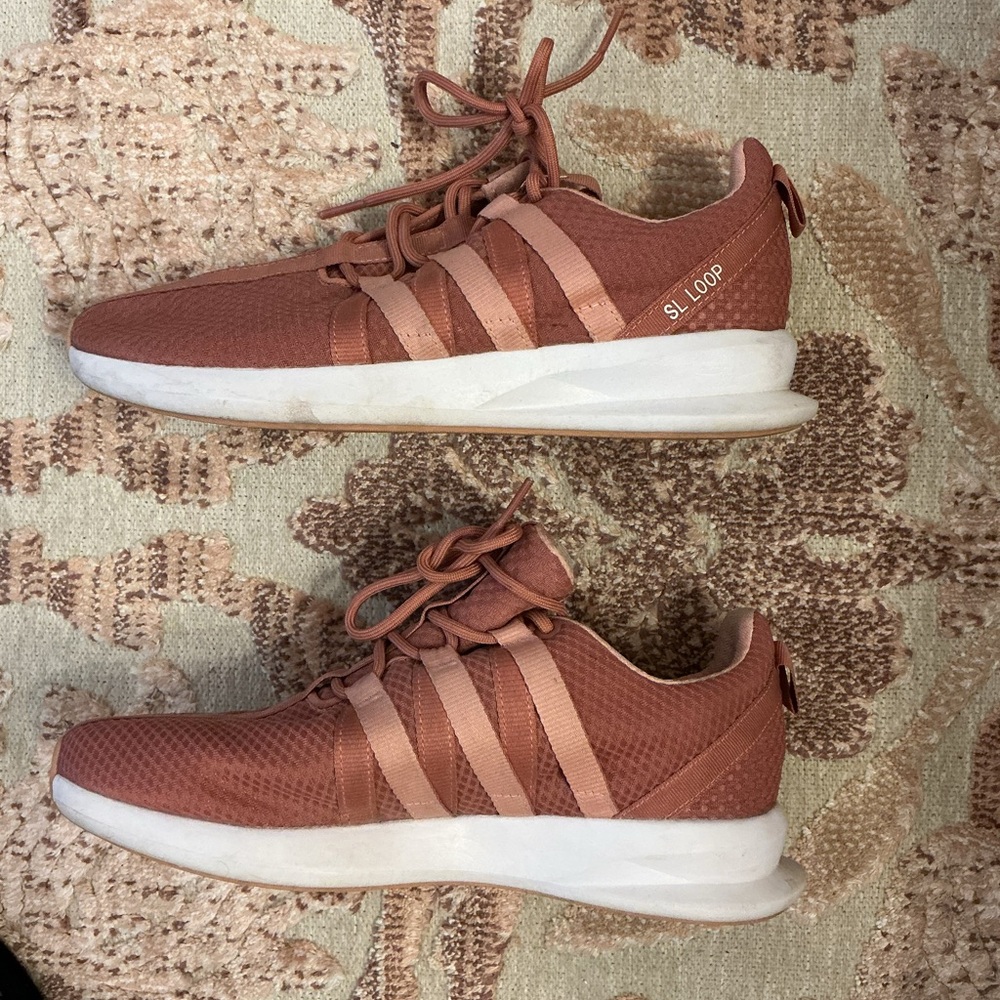 Adidas Women’s SL Loop Sneakers in Dusty Pink size 7.5